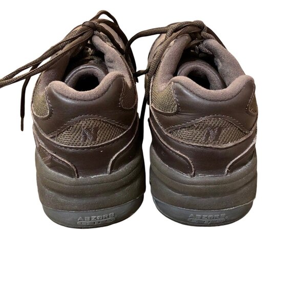 New Balance Walking Shoes Mens 8.5 D Used Brown Leather MW927BR - Picture 6 of 12